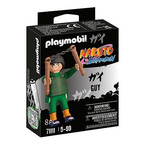 Playmobil Naruto Mighty Guy in Divisa Verde e Sandali Blu