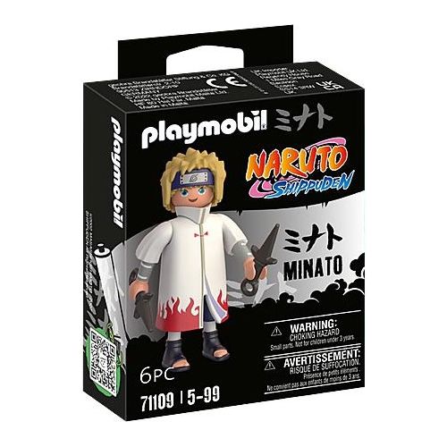 Playmobil Naruto Minato Tipico Cappotto Bianco e Rosso e Due Kunai