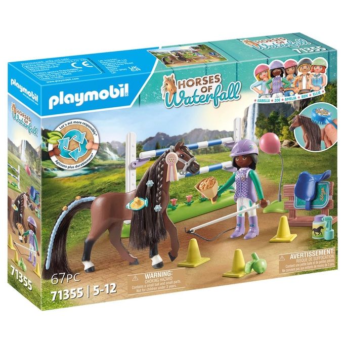 Playmobil Percorso a Ostacoli per Torneo Horses of Waterfall