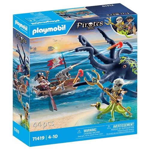 Playmobil Pirates Pirata Contro Piovra Gigante