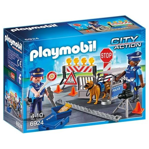 Playmobil Posto Di Blocco Della Polizia 