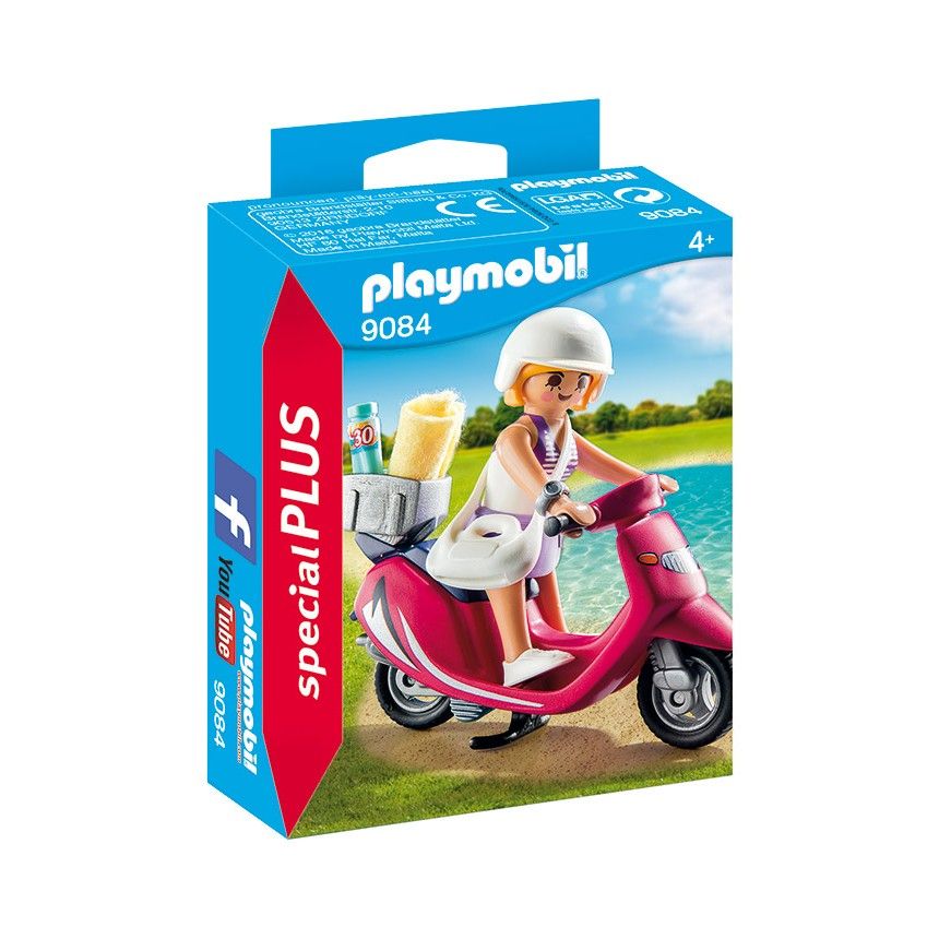 Playmobil Ragazza Con Scooter