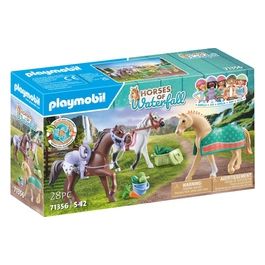 Playmobil Set 3 Cavalli con Selle Horses of Waterfall