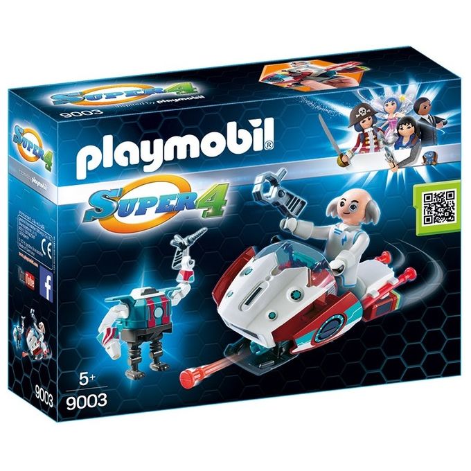 Playmobil Skyjet Con Dottor X E Robot 