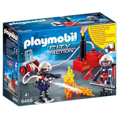 Playmobil Squadra Vigili Del Fuoco Pompa Acqua 