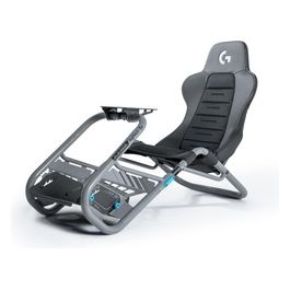 Trophy - Logitech G Edition Sim Racing Cockpit | Completamente regolabile | Supporta tutti i volanti Direct Drive | Leggero e robusto | Comfort assoluto | Similpelle con materiale ActiFit