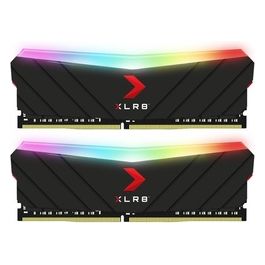 PNY 32GB 2x16GB XLR8 MD32GK2D4360018XRGB Gaming EPIC-X RGB DDR4 3600MHz Kit di Memorie RAM Black