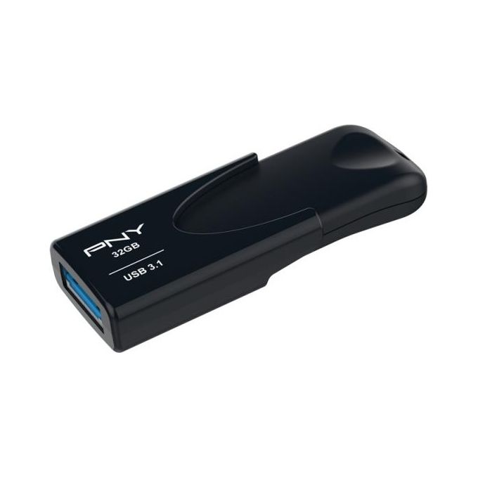 PNY Attache 4 Chiavetta USB 3.1 32Gb Velocita' di Lettura fino a 80 MB/s