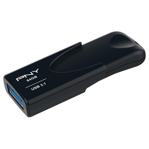 PNY Attache 4 Chiavetta USB 3.1 64Gb Velocita' di Lettura fino a 80 MB/s