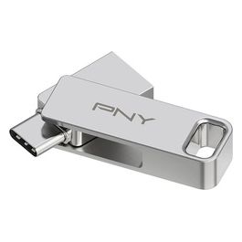 PNY DUO LINK Unita' Flash USB 128Gb USB Type-A / USB Type-C 3.2 Gen 1 Acciaio Inossidabile