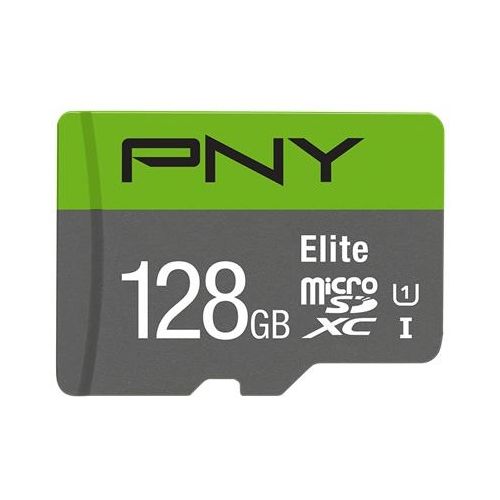 Pny Elite Scheda di Memoria MicroSDXC 128Gb con Adattatore