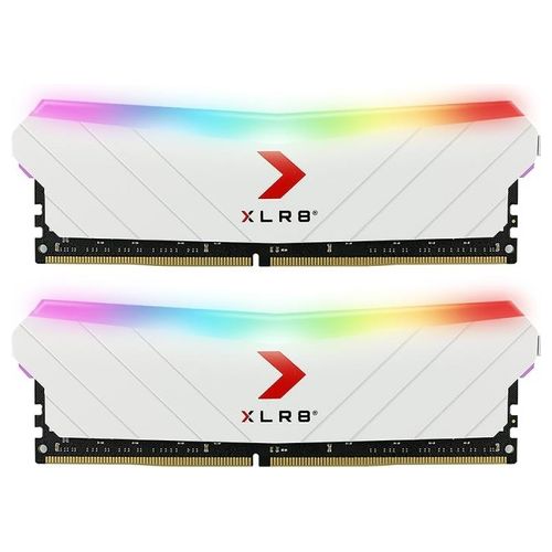PNY Ram 16GB (2x8GB) XLR8 Gaming EPIC-X RGB DDR4 3200MHz Kit di Memorie RAM DIMM Colore Bianco