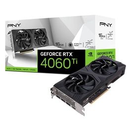 PNY Scheda Grafica 16GB RTX4060TI XLR8 GAMING VERTO DUAL FAN EDITION 3xDP/HDMI