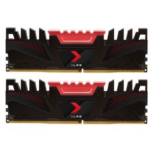 PNY Kit di Memorie RAM DIMM XLR8 Gaming DDR4 3200 MHz 16GB (2x8GB), Rosso