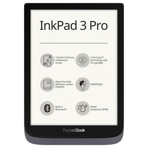 Pocketbook InkPad 3 Pro Lettore e-Book Touch Screen 16Gb Wi-Fi Grigio/Metallico
