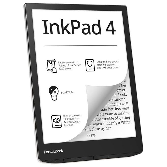 Pocketbook InkPad 4 Stradust Silver