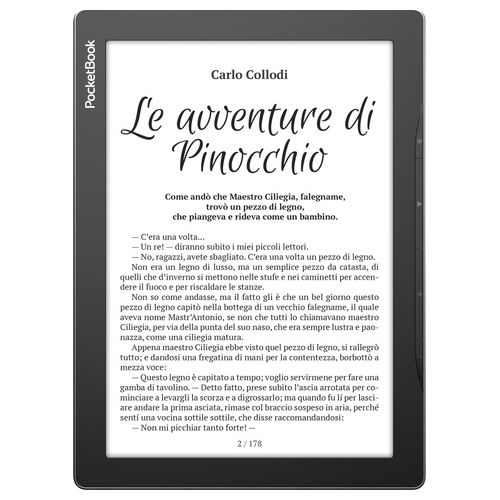 PocketBook InkPad Lite Lettore e-Book Touch Screen 8Gb Wi-Fi Nero/Grigio