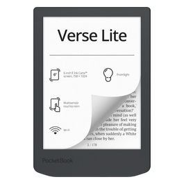 PocketBook, Verse Lite, Lettore E-Book Touch Screen, 8 GB, Wi-Fi, Grigio