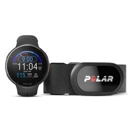 Pacer Pro con Fascia Cardio H10 Running Watch 1.2'' GPS Sport Salute Notifiche Barometro Carbon Gray 