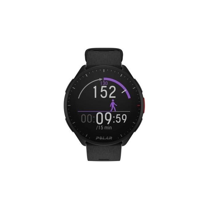 Polar Pacer Running Watch 1.2'' GPS Sport Salute Notifiche Night Black S-L