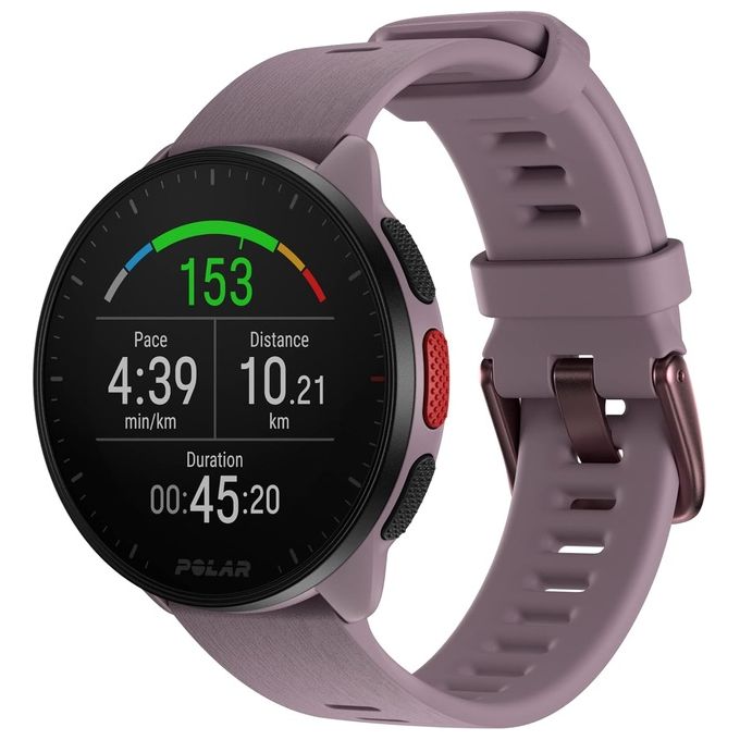 Polar Pacer Running Watch 1.2'' GPS Sport Salute Notifiche Purple Dusk S-L