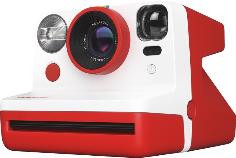 Polaroid Fotocamera Istantanea Now Gen 2 Rosso e Bianco