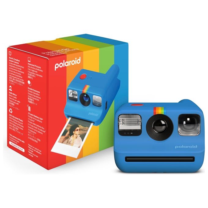 Polaroid Go Generation 2 Fotocamera istantanea a pellicola Blu (9147) Compatibile solo con Go Film
