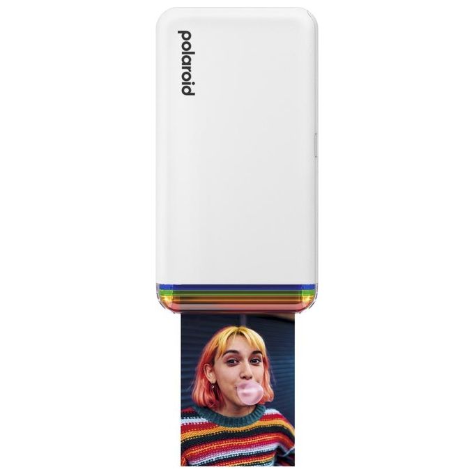 Image of Polaroid Hi-Print 2nd Generation Bluetooth Connected 2x3 Pocket Photo Dye-Sub Printer bianco