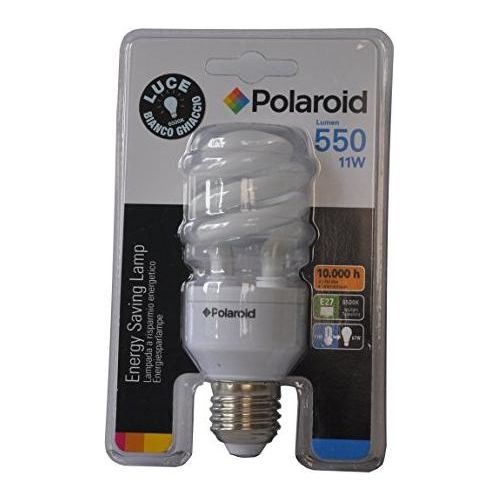 Polaroid Lampada bc e27 Spirale 11W-550lm 46W 6500k