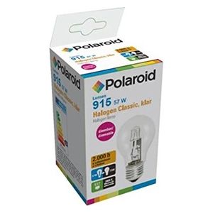 Polaroid Lampadina Alogena E27, A55, 52W (68W), 2900K, Dimmerabile, 700lm, 220-240V