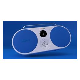 Polaroid Lettore Musicale P3 Altoparlante Bluetooth Wireless Boombox Retro-Futuristic Ricaricabile con Doppio Accoppiamento Stereo Blu