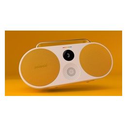 Polaroid Lettore Musicale P3 Altoparlante Bluetooth senza fili Boombox Retro-Futuristic Ricaricabile con Doppio Accoppiamento Stereo Giallo