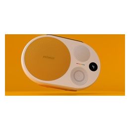 Polaroid Lettore Musicale P4 Potente Altoparlante Bluetooth Wireless per Sala Grande Ricaricabile con Doppio Accoppiamento Stereo Giallo