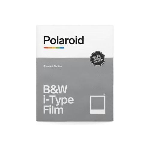 Polaroid Originals B&w i‑Type Film Pellicola per Istantanee 107x88mm 8 Pezzi