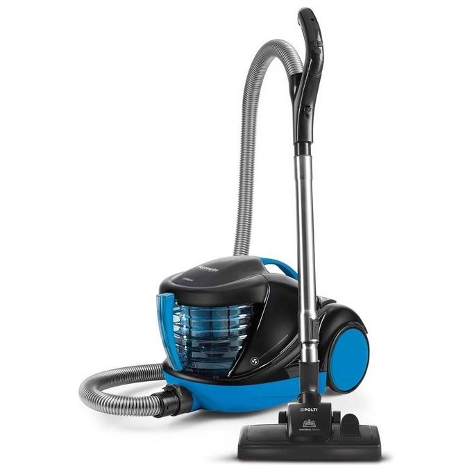 Polti PBEU0109 Forzaspira Lecologico Aqua Allergy Turbo Care Aspirapolvere a Traino Senza Sacco Capacita' 1 Litro Potenza 850 W Filtro ad Acqua Funzione Turbo Nero-Blu