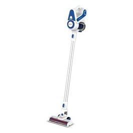 Polti PBEU0116 Forzaspira Slim SR90B Scopa Elettrica Senza Sacco Senza Filo 2 in 1 Capacita' 0,5 Litri Autonomia 40 min Sistema Ciclonico Bianco/Blu