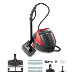 [ComeNuovo] PTEU0279 Vaporetto Pro 85_Flexi Pulitore a Vapore Capacita' 1,3 Litri Potenza 1100 W Spazzola Vaporflexi Nero/Rosso