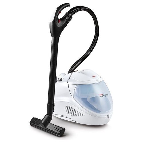 PVEU0082 Vaporetto Lecoaspira FAV30 Pulitore a Vapore e Aspiratore con Filtro ad Acqua Capacita' 1,8 Litri Potenza 2450 W Filtro HEPA 13 Bianco