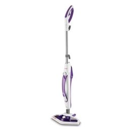 Polti PTEU0274 Vaporetto SV440_Double Scopa a Vapore Portatile Senza Sacco 2 in 1 Capacita' 300 ml Potenza 1500 W Bianco/Viola