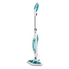 PTEU0282 Vaporetto SV450_Double Scopa a Vapore 2 in 1 Capacita' 300 ml Potenza 1500 W Filtro Anitcalcare Bianco/Verde