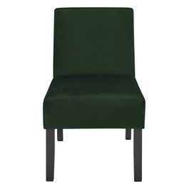 Poltrona Deva 65x48x80 in velluto verde scuro