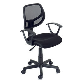 Poltrona da Ufficio Astra in Poliestere 43x43cm/H97,5cm Nero