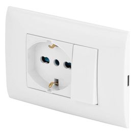 Placca Elettrica Bianco