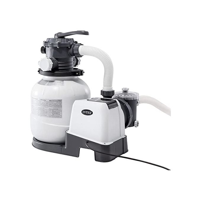 Intex Pompa a Sabbia Flusso Acqua 7900 l-h Flusso Sistema 6.000 l-h