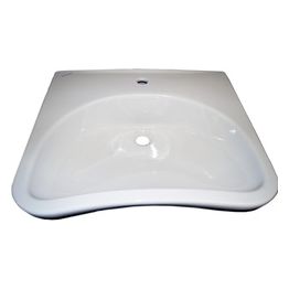 Pontegiulio Casual+ Lavabo Ergonomico 64X55 Bianco Monoforo