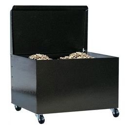 Portapellet Acciaio 609 Chiuso con Ruote 50x43x57H