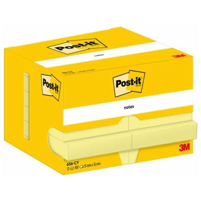 Post-It Confezione 12 Note 656 Giallo Canary