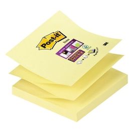 Post-It Confezione 12 Blocchi 90 Foglietti Z-Notes Super Sticky Canary Yellow