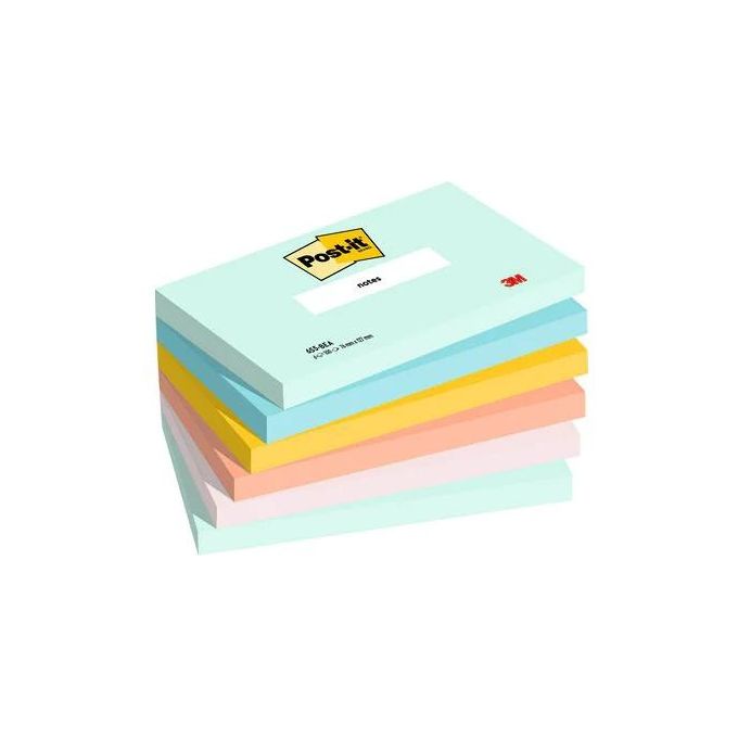 Post-It Confezione 6 Blocchetti 76x127mm Beachside