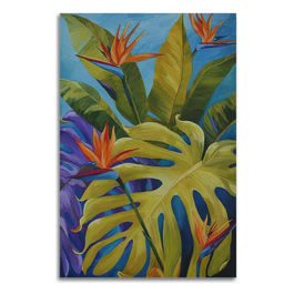 Poster Decorativo Piante Tropicali 50x75cm Stampa Artistica Moderna su Tela HNPBB